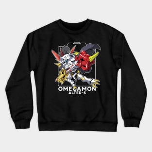 digimon chibi omnimon alter s Crewneck Sweatshirt